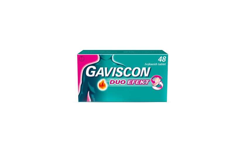 Gaviscon Duo Effect Chewable Tablets tbl.mnd.48