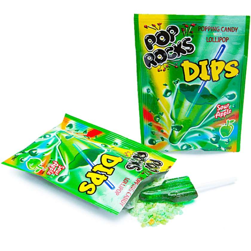 Pop Rocks Dips Sour Apple 18g