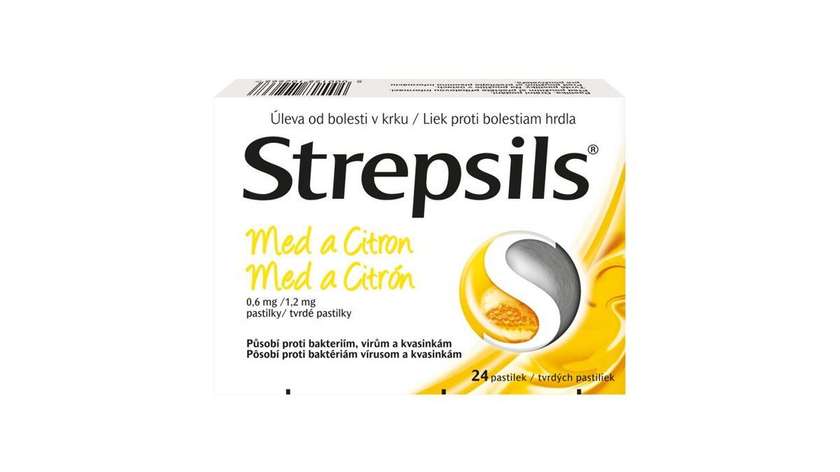Strepsils Honey and Lemon 0.6mg/1.2mg pas.24