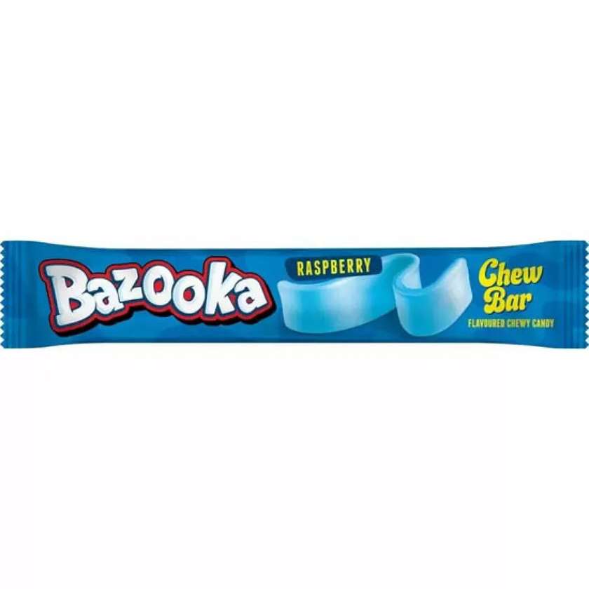 Bazooka Chew Bar Raspberry 14g