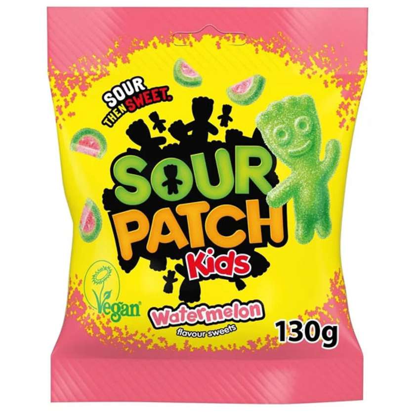 Spongebob SquarePants Gummy Krabby Patties Watermelon Theatre Box - watermelon flavored gummy candies 72g