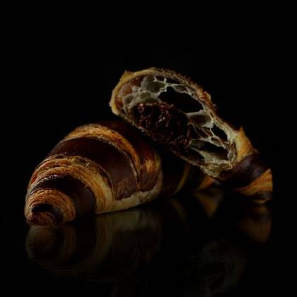 DUO Croissant with Chocolate Filling on Butter, 80g
