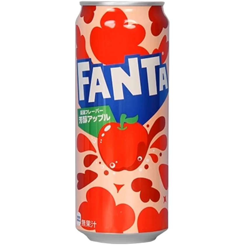 Fanta Rich Apple (JAPAN) - apple flavored juice 500ml