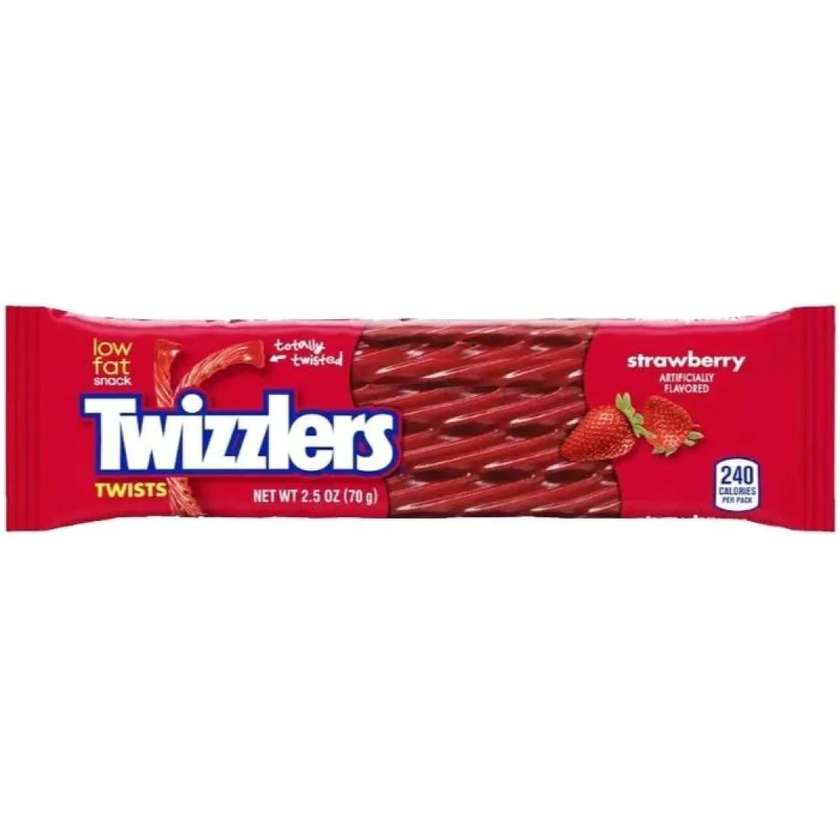 Twizzlers Twists Strawberry Flavored 70g