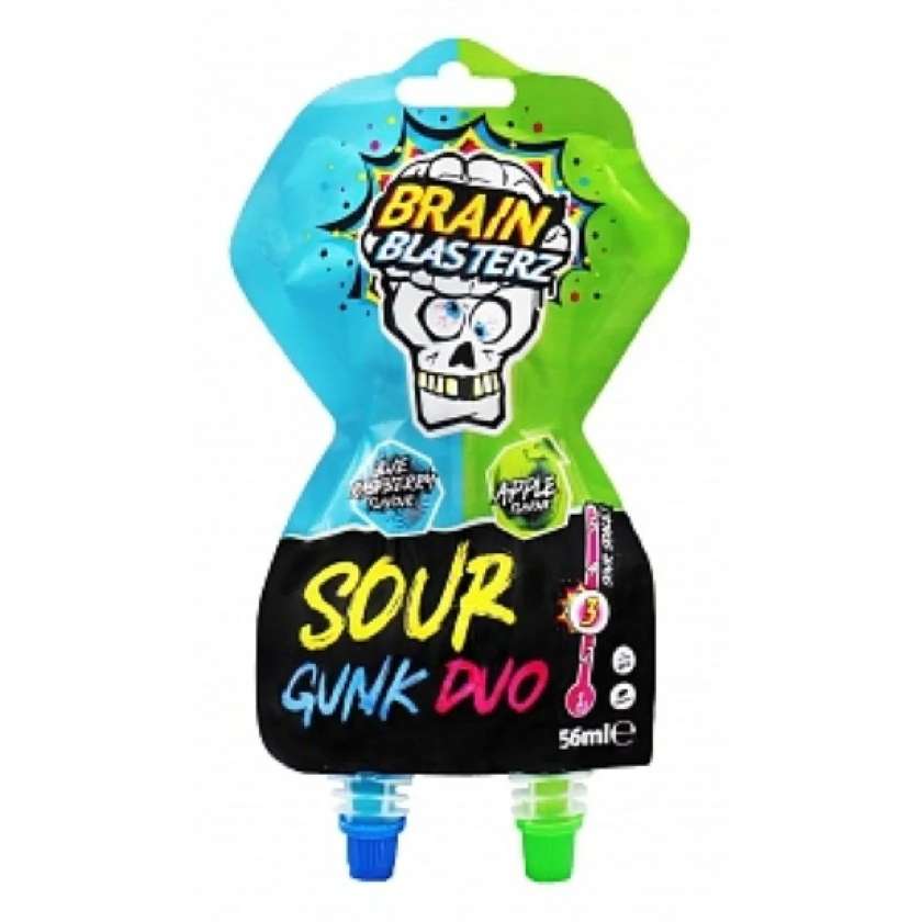 Brain Blasterz Sour Gunk Duo - green apple & blue raspberry 0.056ml