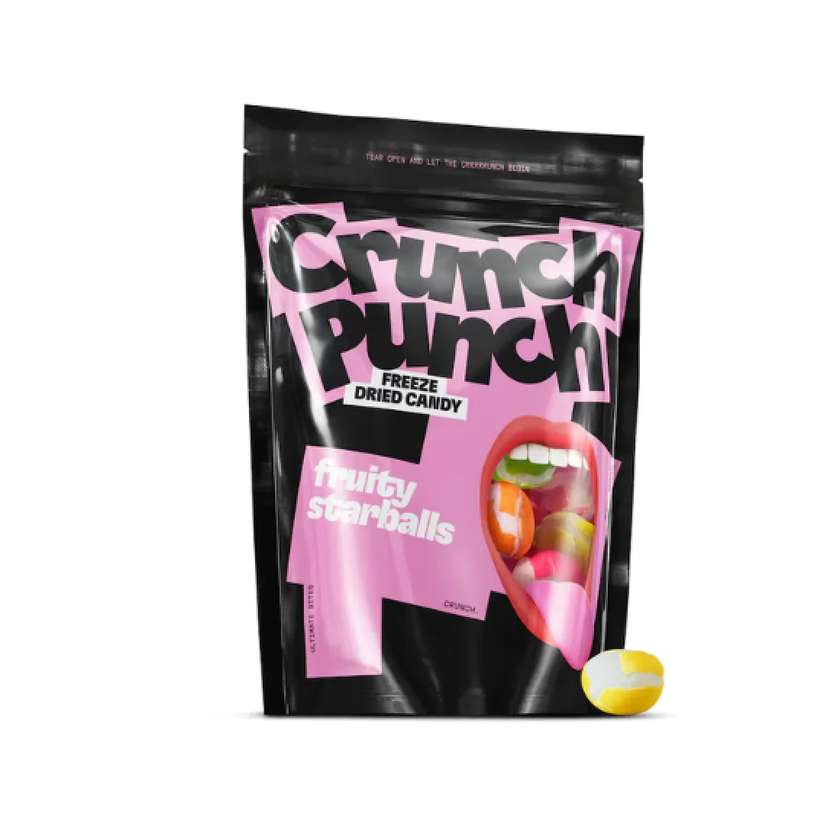 Crunch Punch Fruity Starballs 100g