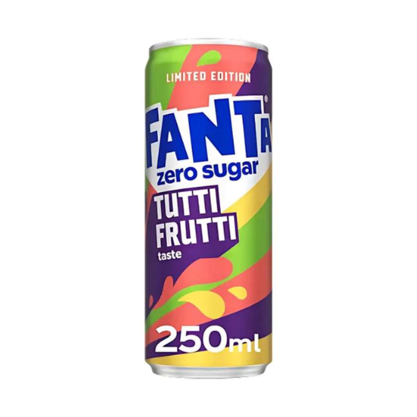 Fanta Tutti Frutti Zero Sugar (UK) 250ml