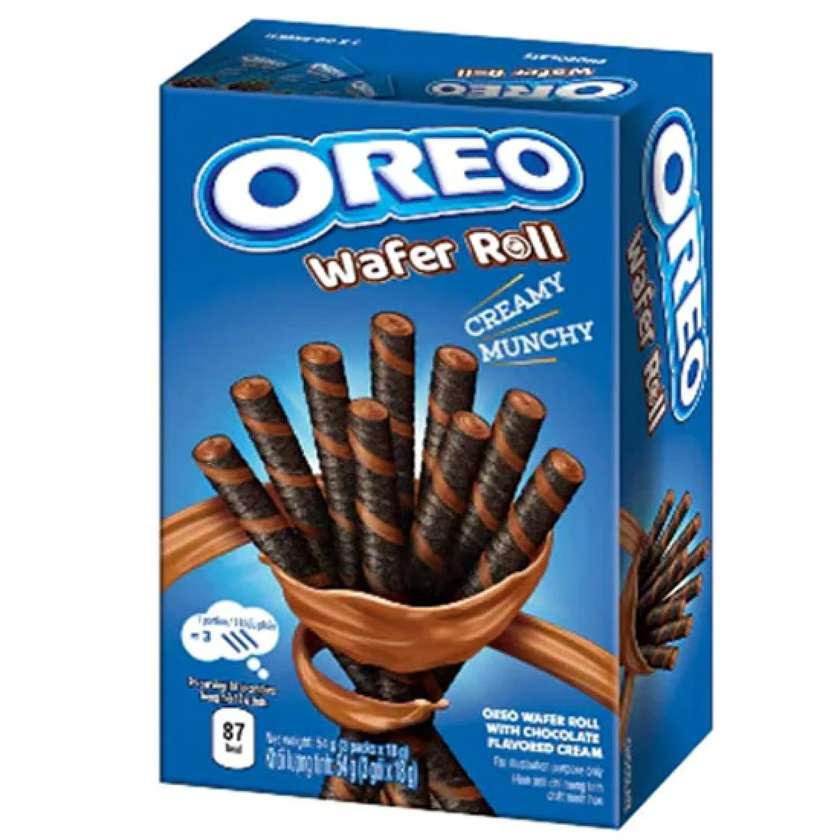 Oreo (ASIA) Chocolate Wafer Roll - chocolate flavored wafer roll 54g