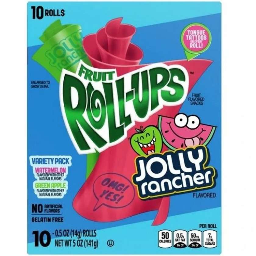 Fruit Roll-Ups Jolly Rancher 141g