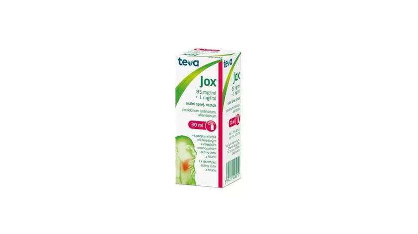 Jox 85 mg/ml + 1 mg/ml oral spray, solution