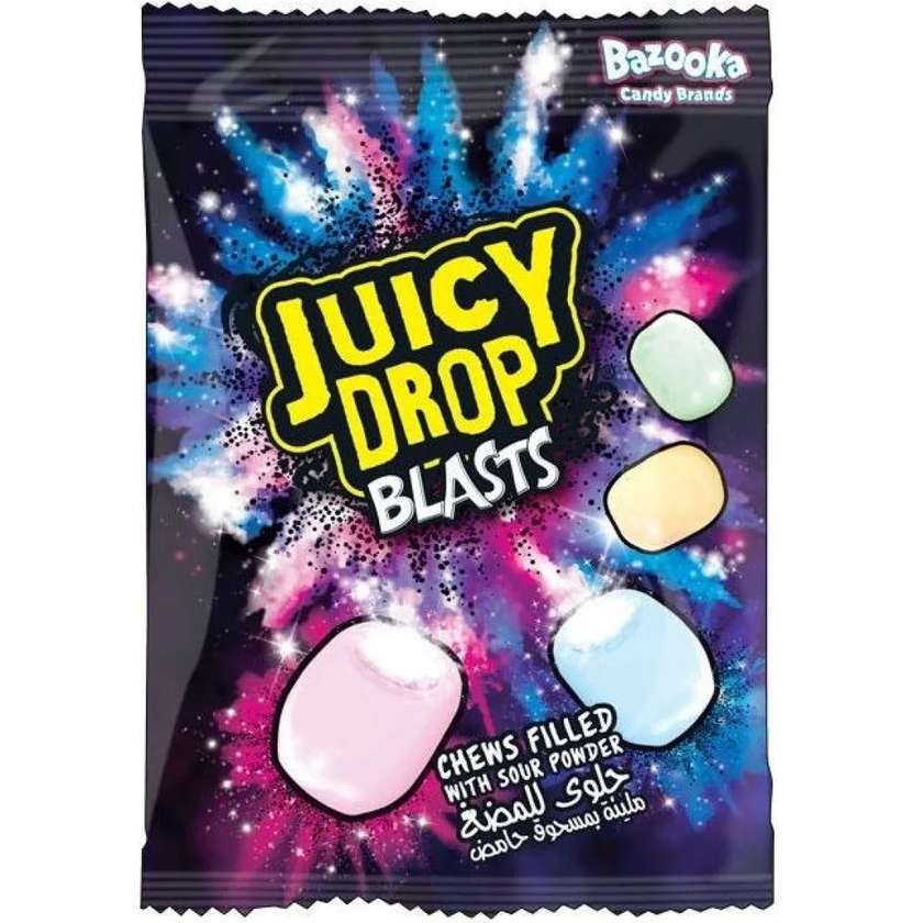 Bazooka Juicy Drop Blasts - fruits 140g