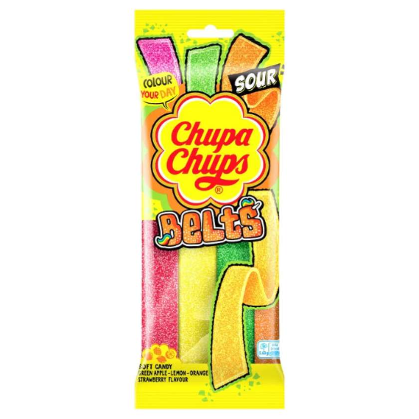 Chupa Chups Sour Belts Mixed 90g