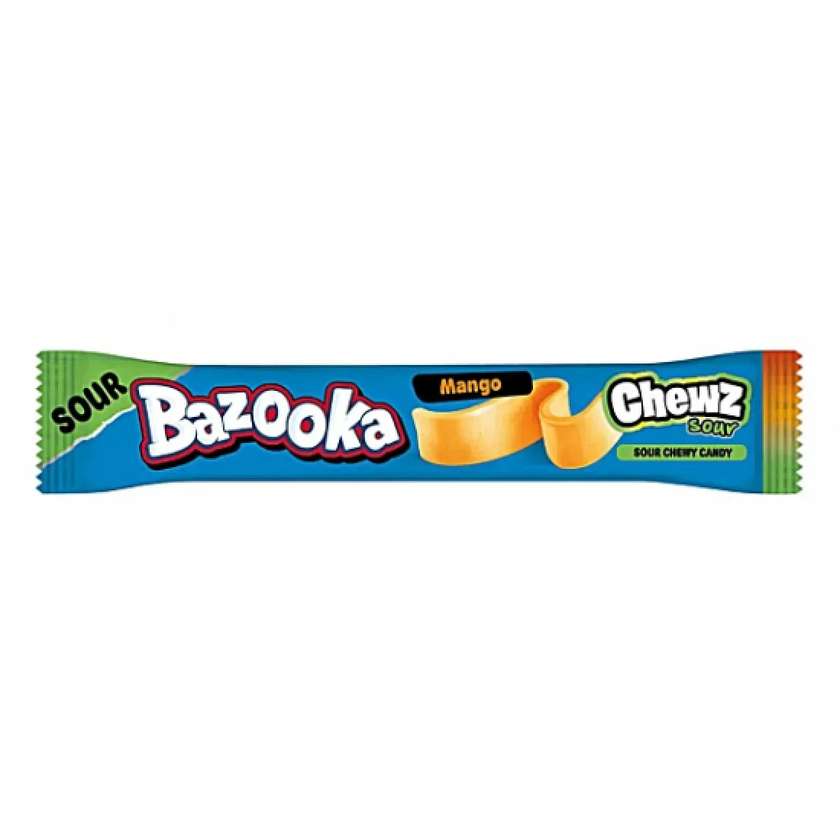 Bazooka Chewz Sour Bar Mango 14g