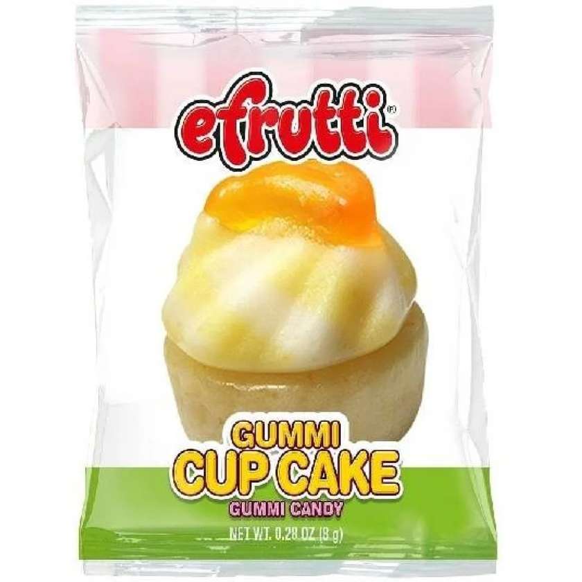 E.Frutti Gummi Cupcakes - fruit flavored 9g