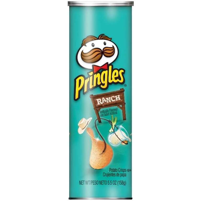 Pringles Ranch - ranch flavored chips 158g