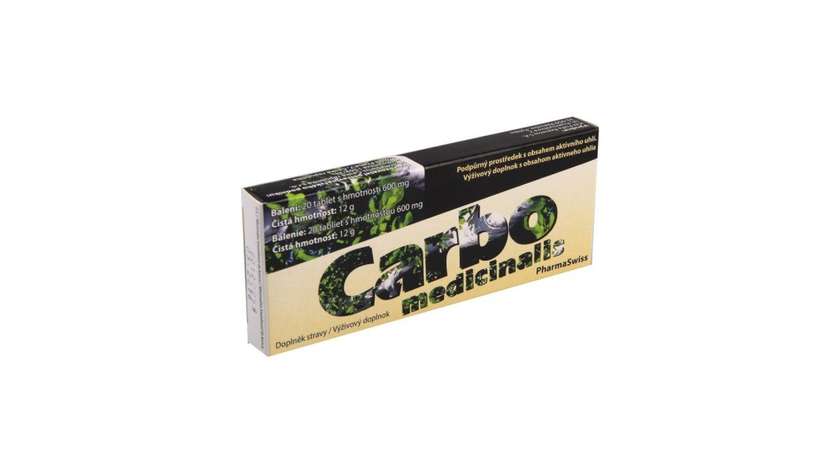 Carbo Medicinalis Pharmaswiss tbl.20
