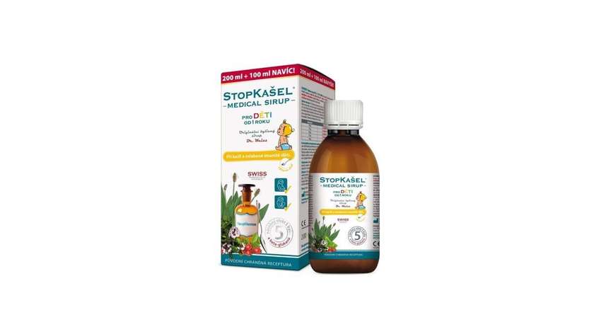 Stopkašel Medical syrup from 1 year 200+100ml extra