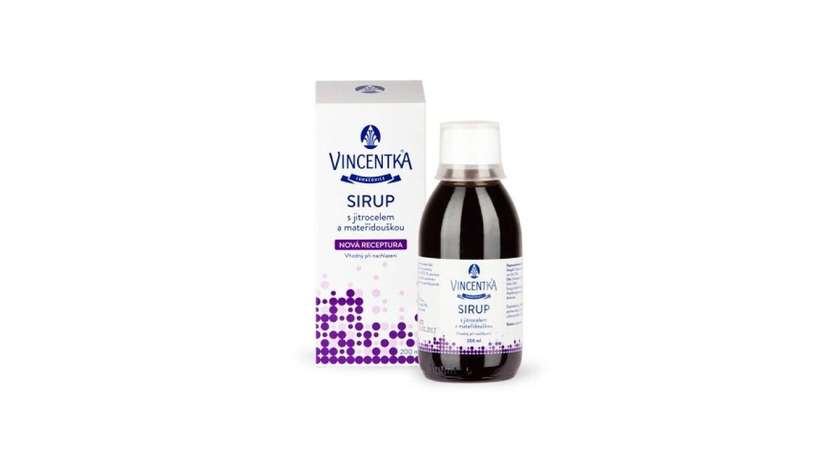 Vincentka Syrup with Plantain and Thyme 200ml