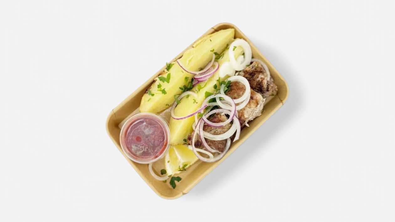 Lunch Tandoor Pork Shashlik