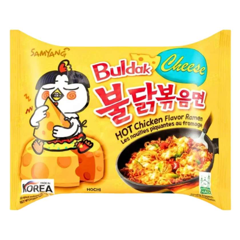 Samyang Buldak Instant Noodles Hot Chicken Ramen Cheese 140g