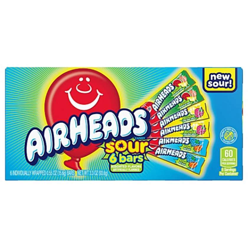 Airheads Theatre Box Sour - fruits 93.6g