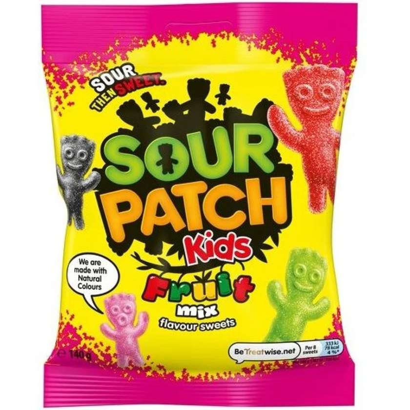 Sour Patch Kids Fruit Mix - fruit flavored jellies 130g