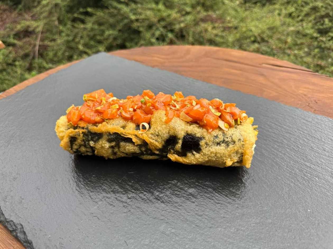 Burrito Sushi z tatar z łososia