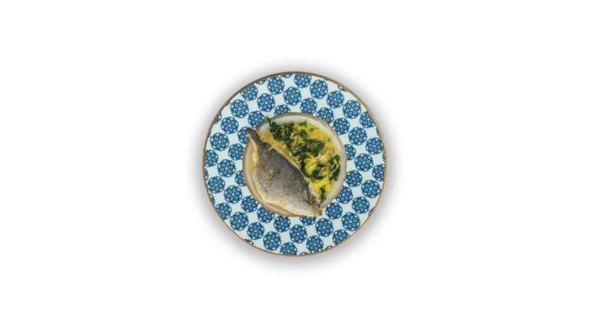 Risotto with Saffron and Sea Bream