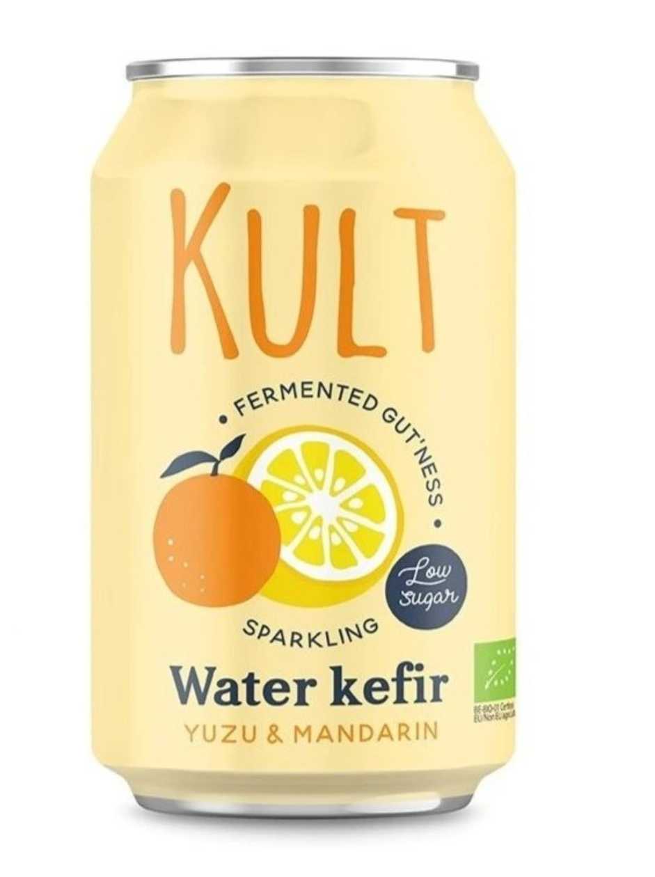 Kult Water Kefir Yuzu & Mandarine, 330ml