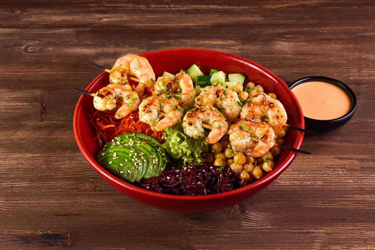 Buddha Bowl with fresh salad