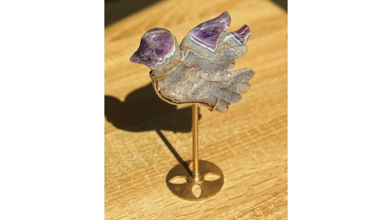 The Oracle Bird Amethyst Sculpture