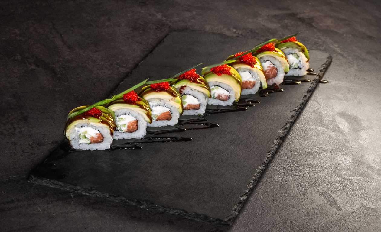 Green dragon roll