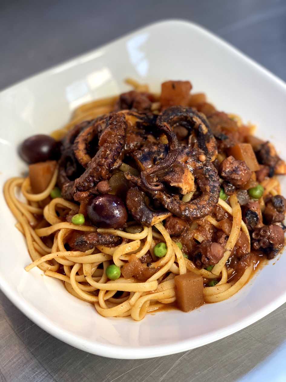 linguini octopus
