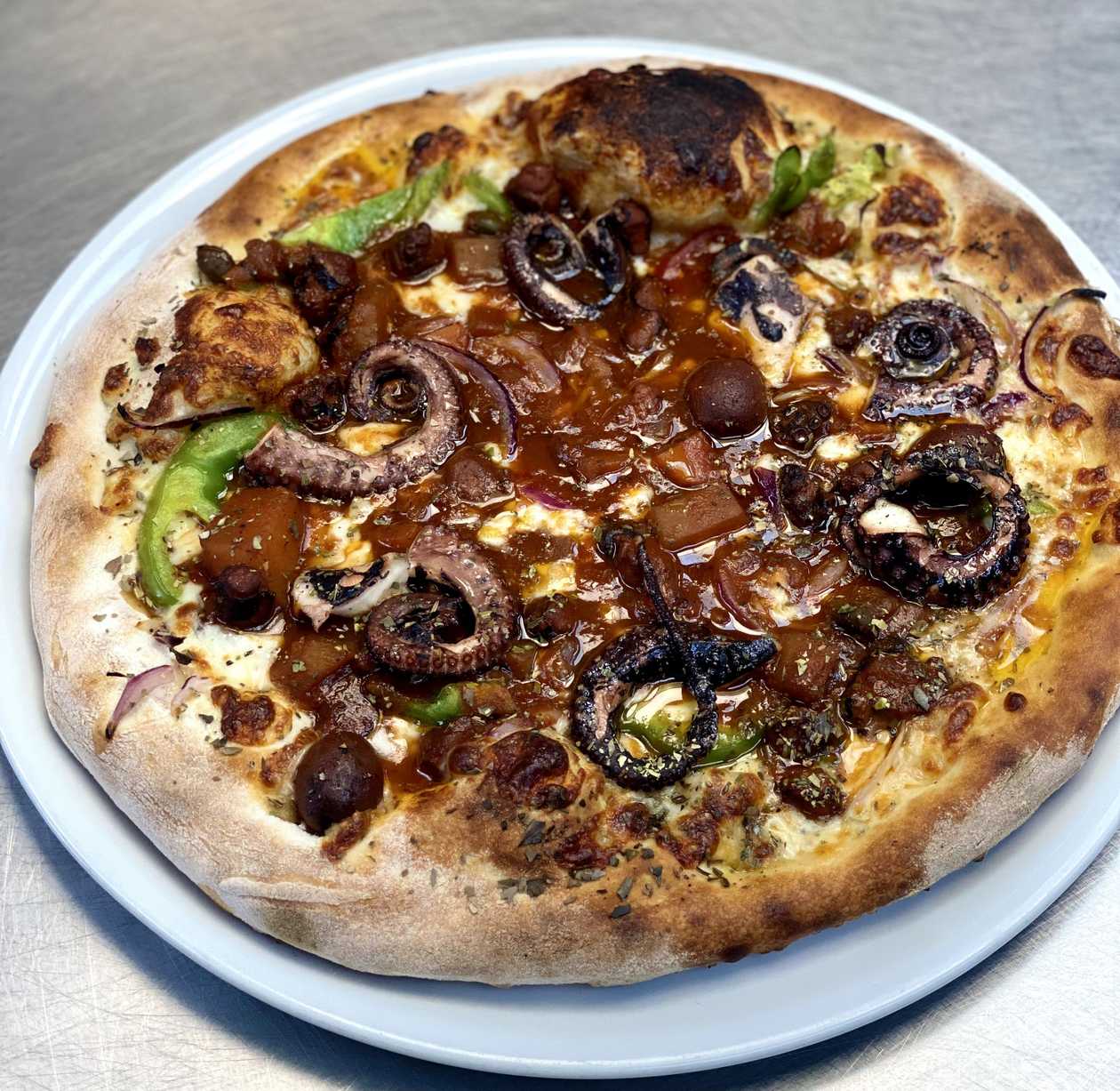 Pizza octopus