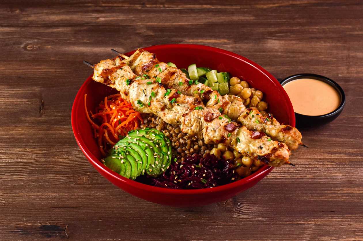 Buddha Bowl with buckwheat