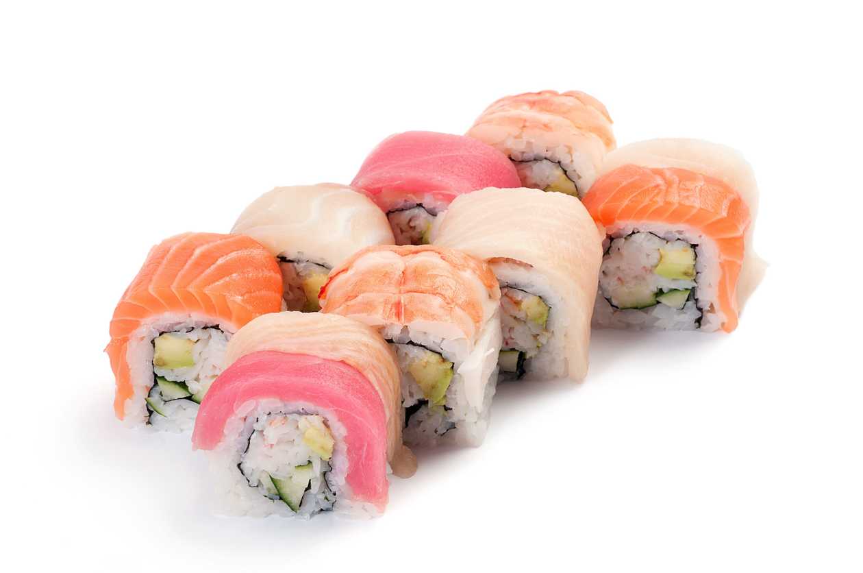 016. Rainbow Maki (8 Pçs)