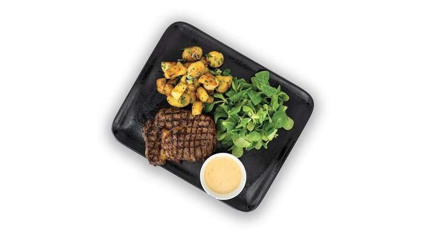 Uruguay Black Angus Ribeye with Porcini Mushroom Sauce