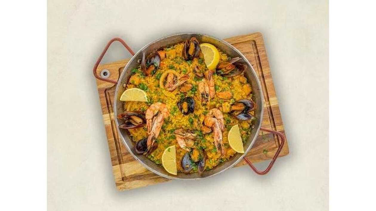 Paella with Shrimp