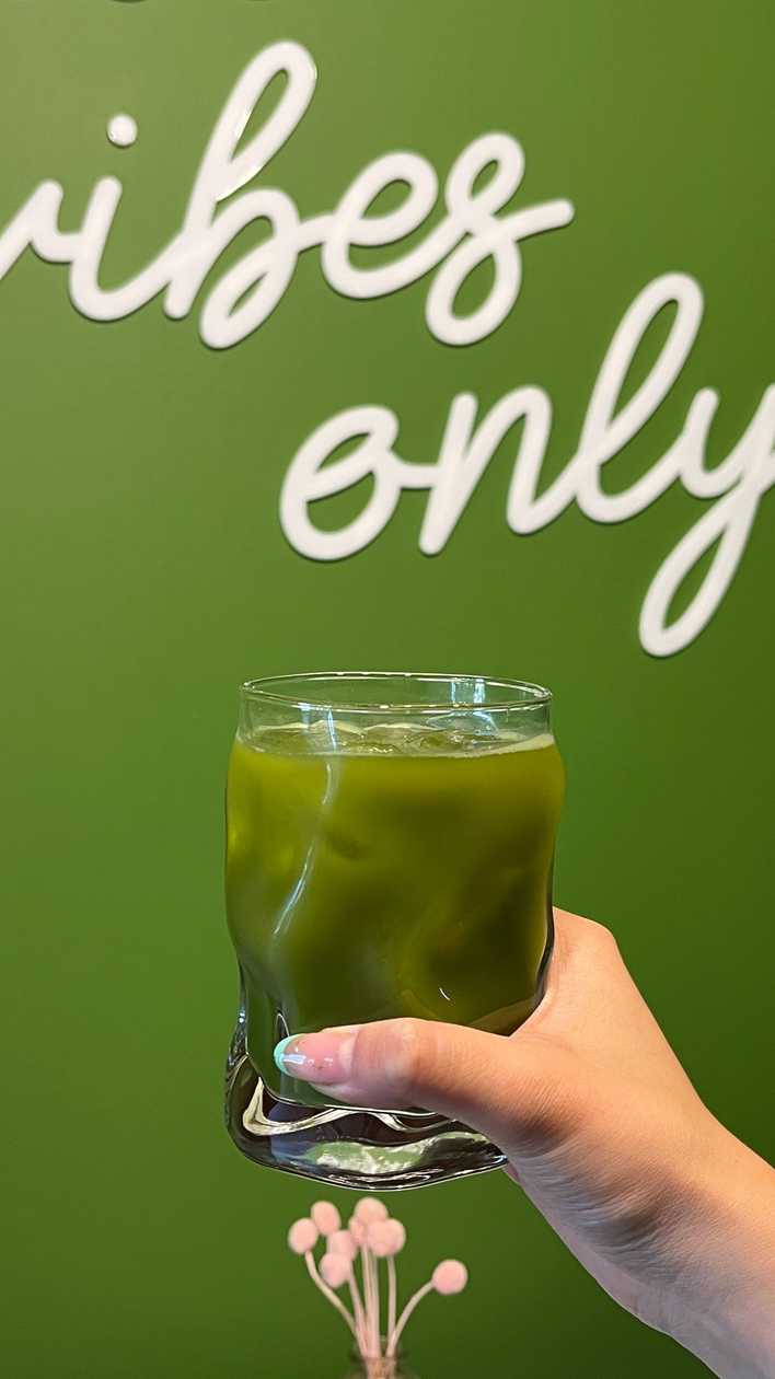Iced Matcha Americano