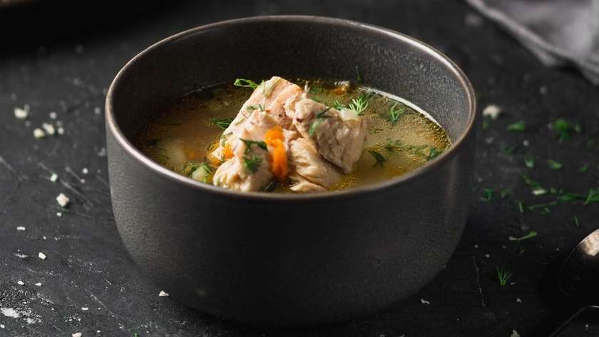 Ukha of salmon