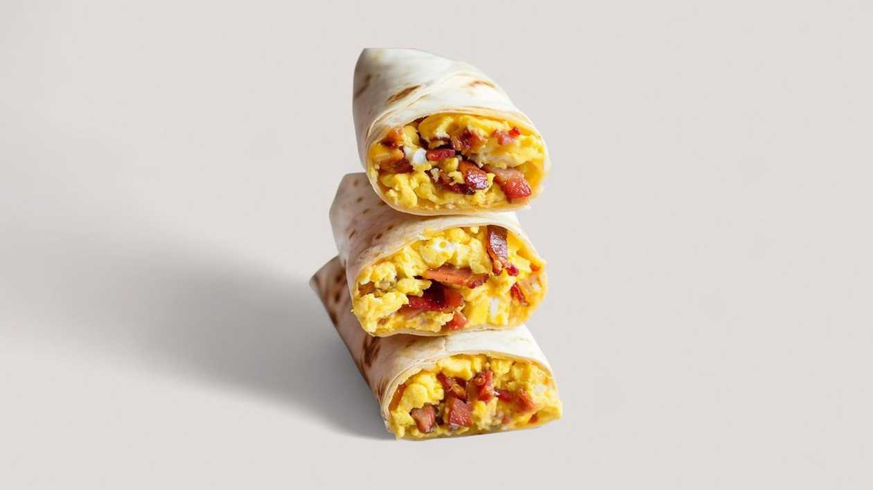 Tortila s Vejcem, Slaninou a Sýrem