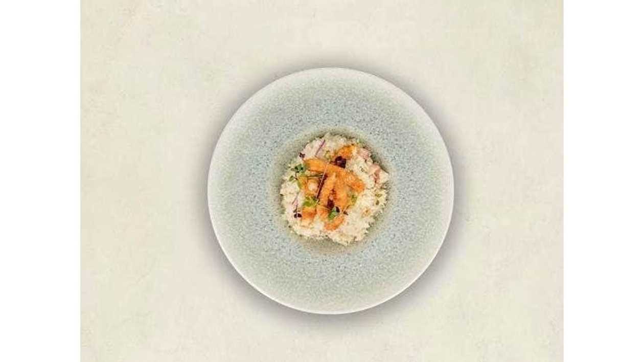 Arborio Rice Risotto with Calamari