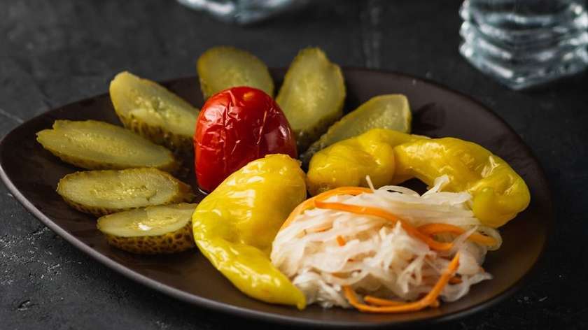 Assorted pickles