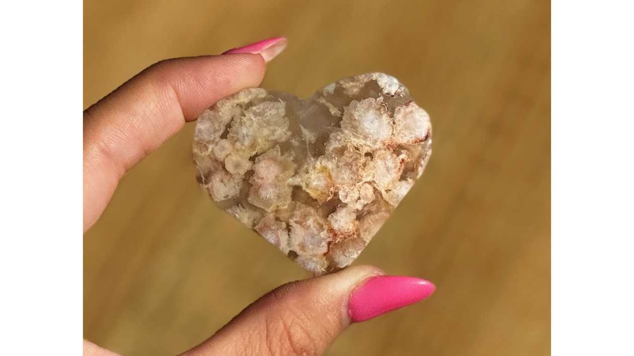 🌸Blossom Heart Flower Agate💗🌸
