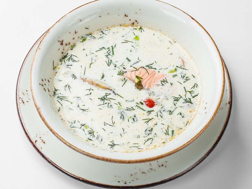 Уха по - Батумськи з вершками  !