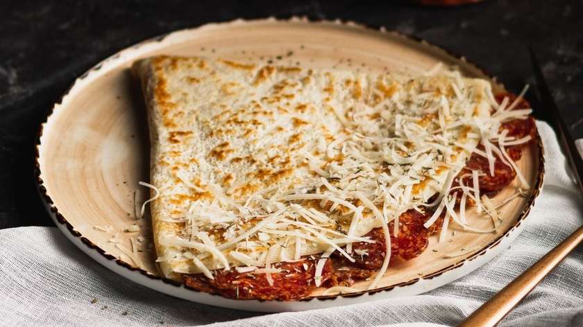 Pepperoni pancake