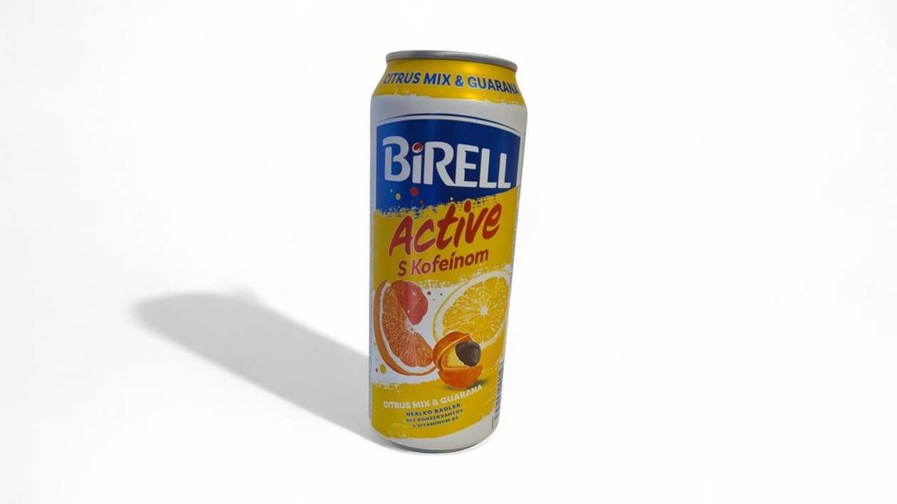 BiRELL Active s Kofeinem- Citrus Mix a Guarana