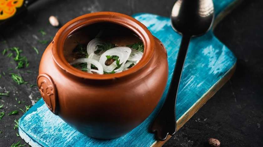 Beans in a pot