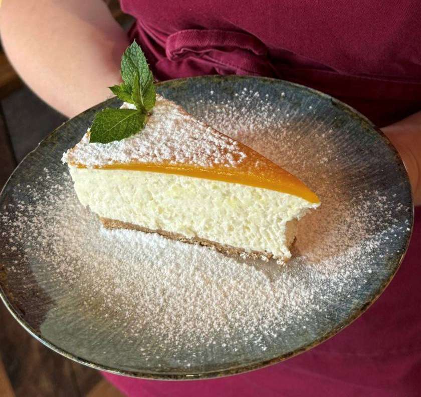 Passion fruit-kokos cheescake