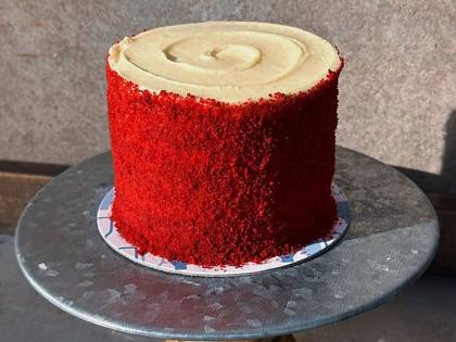 RED VELVET TWINS CAKE